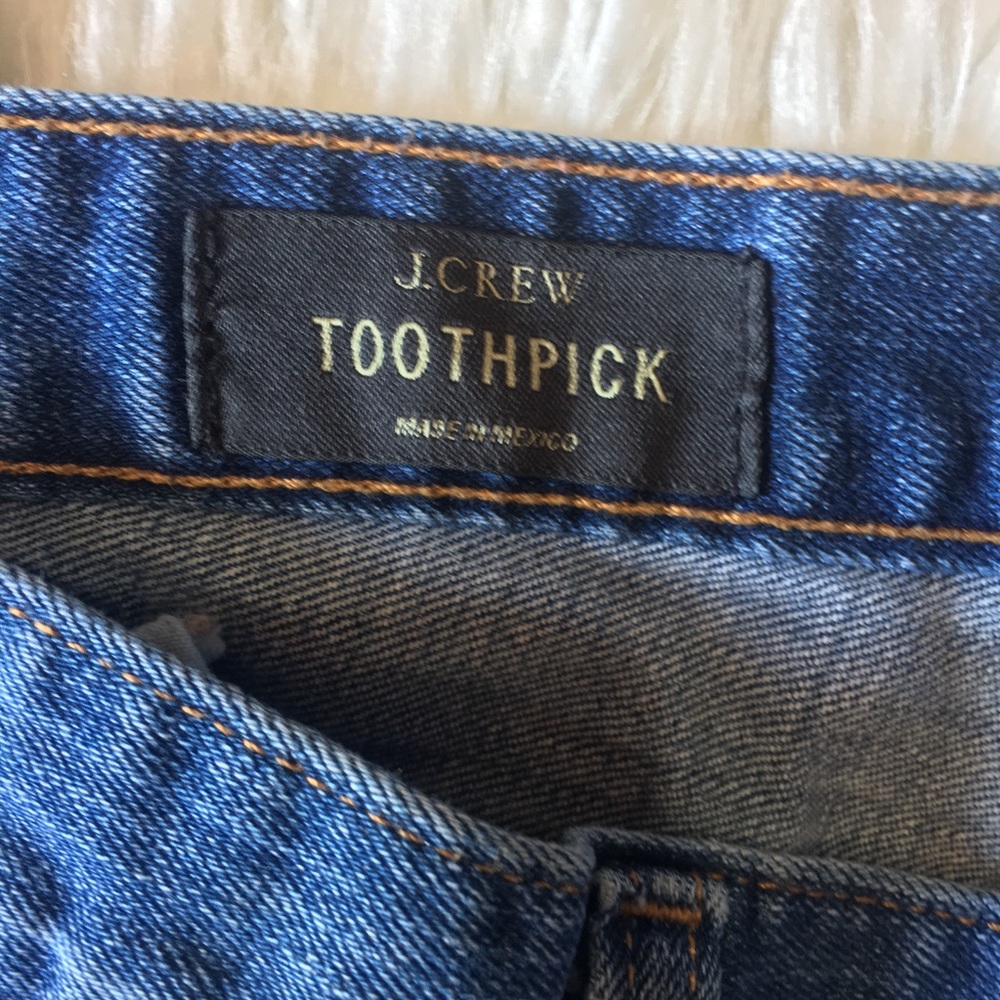 J Crew Toothpick Skinny Ankle Jeans - Picture 5 of 8
